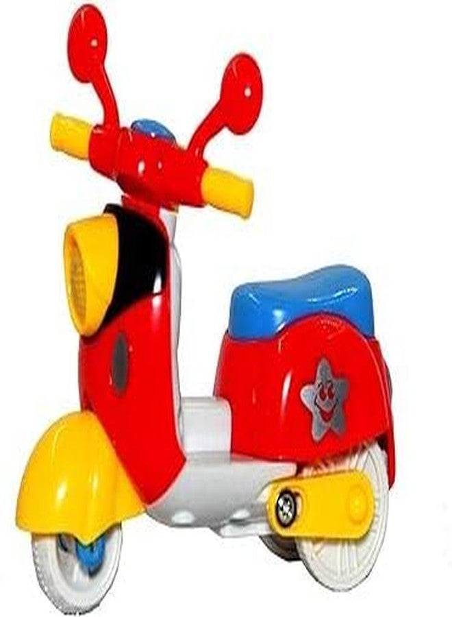 HDA GROUP Mini Scooter Pack of 1 - Realistic Design Vehicle Toy for Kids 3+ Years for Indoor & Outdoor Play | Safe & Durable Toy, Improves Imaginative Play, Hand Eye Coordination (Multicolor) - Image 1